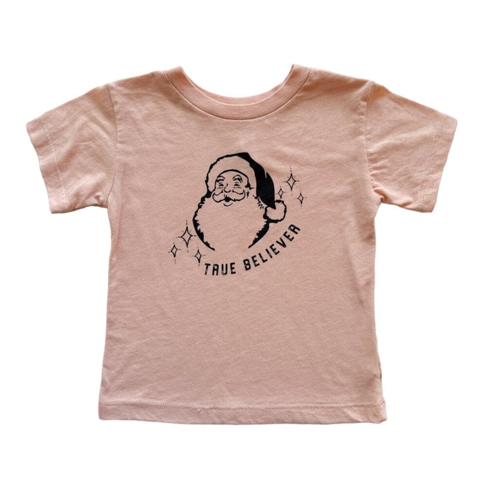 Wild Mae Design Co. Vintage Santa Tee Size 2T